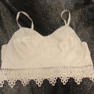 Lace crop top